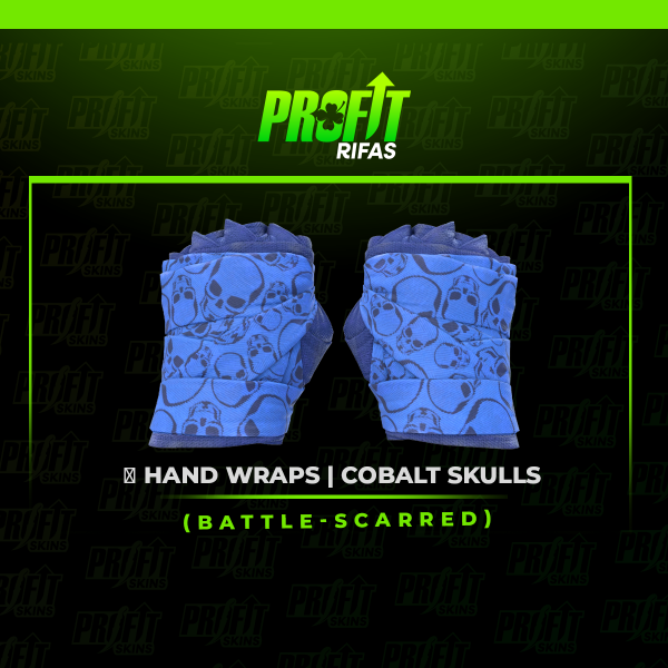 ★ Hand Wraps | Cobalt Skulls (BS) 🍀